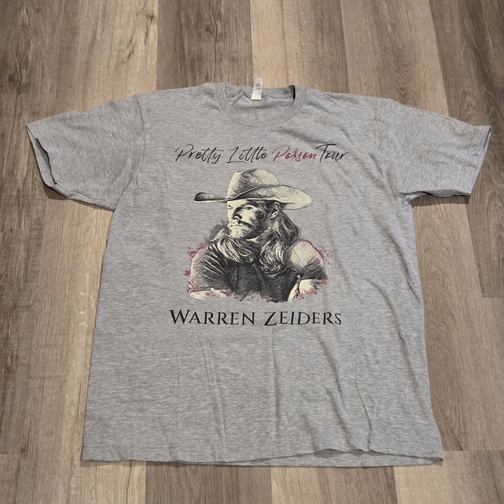 Warren Zeiders Pretty Little Poison Tour T-shirt Size LARGE - Picture 2 of 5